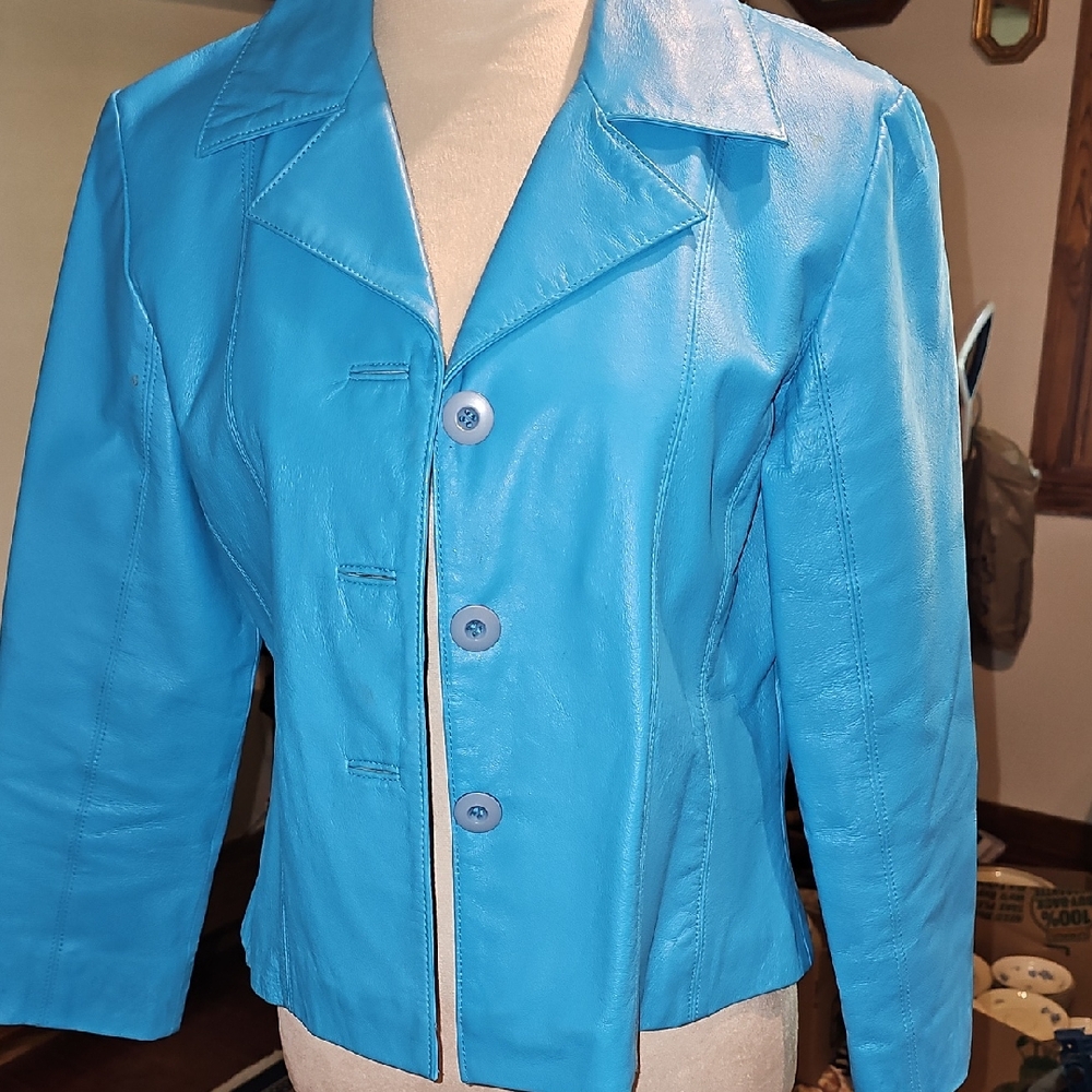 Wilsons Leather Vibrant Blue Women's Jacket